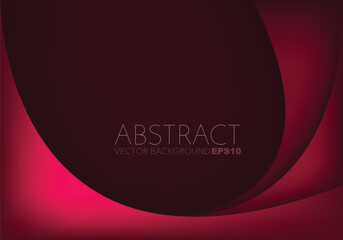 Poster - graphic vector curve line overlap background for text and message design