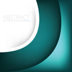 Poster - graphic vector curve line overlap background for text and message design