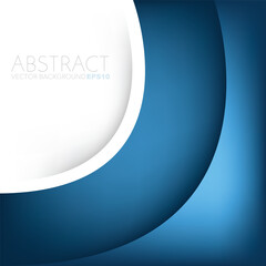 Poster - graphic vector curve line overlap background for text and message design