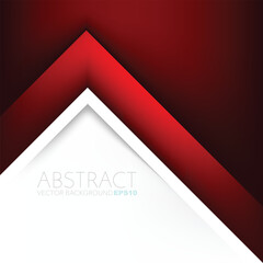 Poster - graphic geometric triangle overlap vector layer background for text and message design
