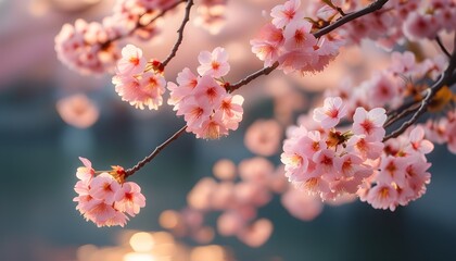 Sakura season whispers tales of ephemeral beauty through each delicate petal