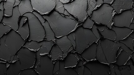 Aufkleber - Abstract Black Wall Background : Generative AI