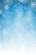 © Markus Mainka - Christmas background with blue pattern winter card snow snowflakes portrait format copyspace copy space