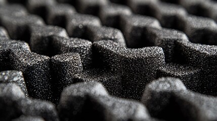Aufkleber - Acoustic Treatment made from Foam Rubber Background Texture : Generative AI