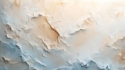 Poster - Light Milky Color Wall Background : Generative AI