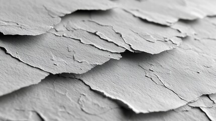 Poster - White Grungy Cardboard Texture : Generative AI