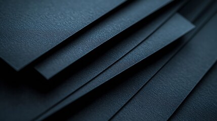 Poster - Black Paper Texture with Vignette : Generative AI