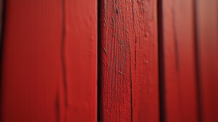 Poster - Red Wood Background : Generative AI