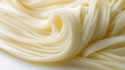 Aufkleber - Closeup of Boiled Chinese Cellophane Noodles Made of Starch and Water : Generative AI