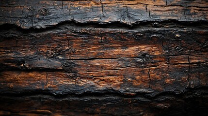 Poster - Pine Wood Background : Generative AI