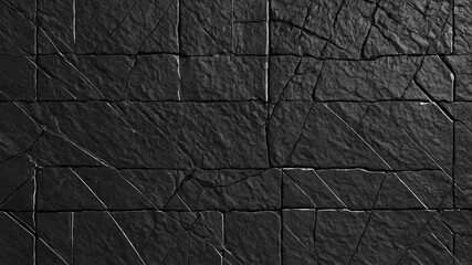 Gray and black geometric shapes with rough texture background