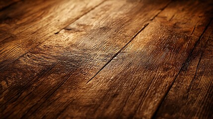 Poster - Wooden Background : Generative AI