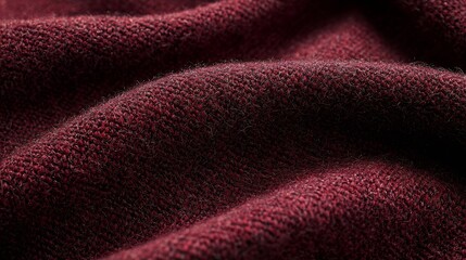 Poster - Dark Red Cotton Wool Texture : Generative AI