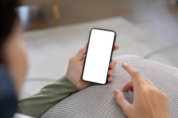 Tech Savvy Individual Using Smartphone for Digital Browsing