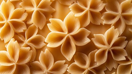 Poster - Star Shaped Pasta Texture Background : Generative AI