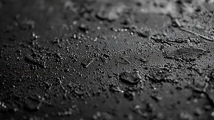 Poster - Dusty Grungy Black Surface Texture : Generative AI