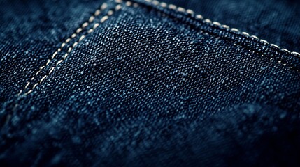 Poster - Fabric Texture with Stitch : Generative AI
