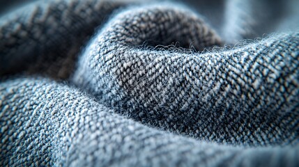 Poster - Light Gray Fabric Texture : Generative AI