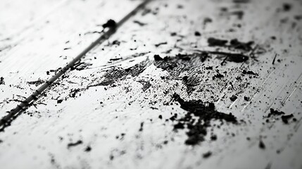 Poster - Scratches and Dirt on White Plastic Surface : Generative AI