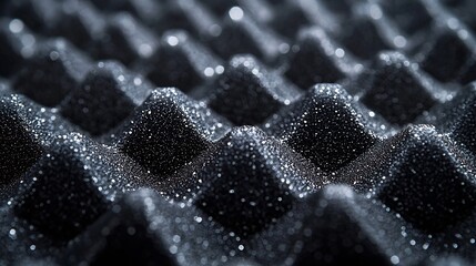 Poster - Diamond Shaped Rubber Foam Texture Background : Generative AI