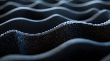 Poster - Acoustic Foam for Sound Recording and Mastering Studio Background Texture Pattern : Generative AI