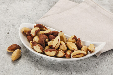 Wall Mural - Brazil nut kernel in the bowl