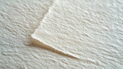 Poster - White Paper Cardboard Texture Pattern : Generative AI