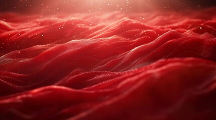 Poster - Abstract Dark Red Background : Generative AI