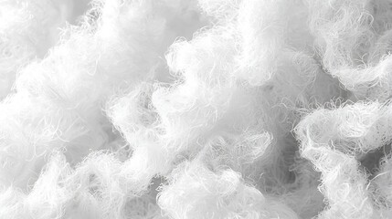 Aufkleber - White Fluffy Fabric Texture : Generative AI