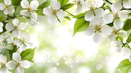 Poster - Spring Vector Background : Generative AI