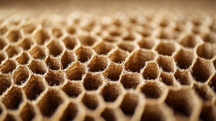 Poster - High Quality Corrugated Cardboard Texture : Generative AI