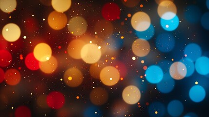 Poster - Colorful Bokeh Background Texture : Generative AI