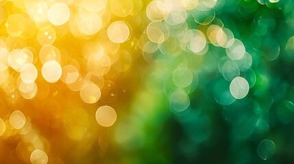 Poster - Colorful Nature Bokeh Background : Generative AI