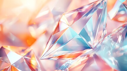 Poster - Abstract Diamond Background : Generative AI