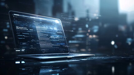 Poster - a 3d browser window with search results floating in space, symbolizing infinite possibilities of a s