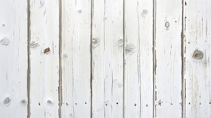 Poster - White Wood Texture Top View : Generative AI