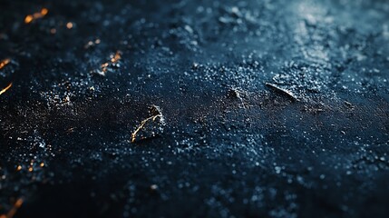 Poster - Black Dusty Distressed Background Texture : Generative AI