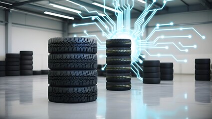 car stack tire factory commercial tyre retail production