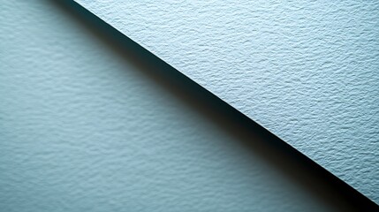 Poster - light blue paper texture top view : generative ai