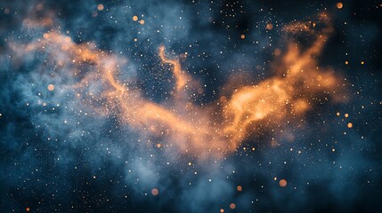 Poster - Abstract Dusty Background : Generative AI