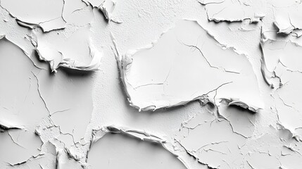 Poster - Scratched White Plastic Texture : Generative AI