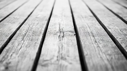 Poster - Black and White Wooden Background : Generative AI