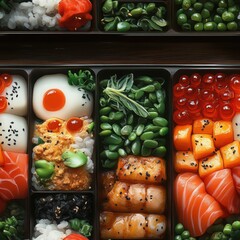 Canvas Print - Japanese Bento Box.