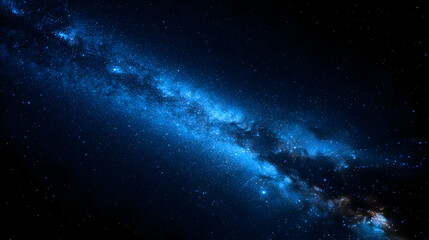 A Stunning View of the Milky Way Galaxy with Millions of Stars Shining Brightly in the Night Sky