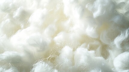 Aufkleber - Soft Cotton Wool Background or Texture : Generative AI