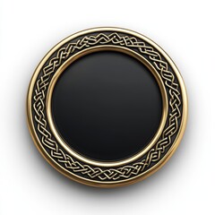 Poster - Gold Celtic Frame.