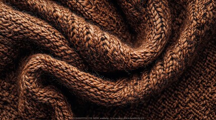 Poster - Rough Woolen Fabric Texture : Generative AI