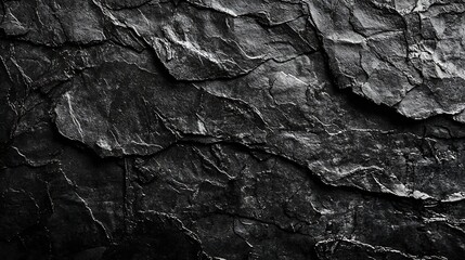 Poster - Black Cardboard Texture : Generative AI