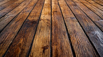 Poster - Wooden Floor Texture : Generative AI