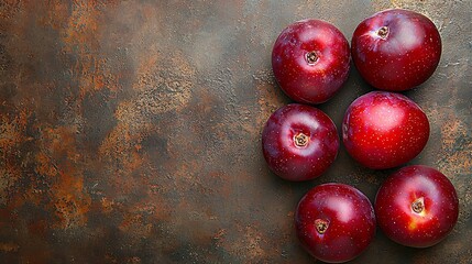 Poster - Plums on Tabletop : Generative AI